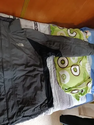 The North Face Chaquetón Invierno Gris/Negro