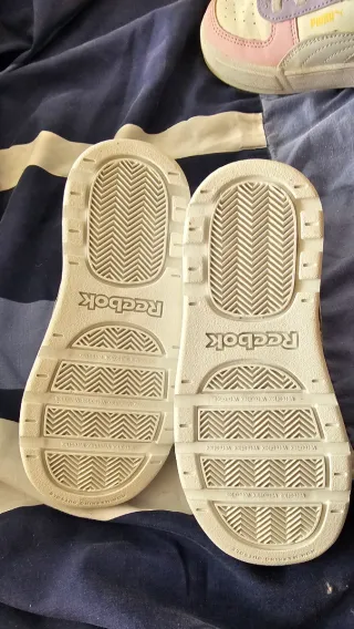 Zapatillas Reebok blancas con velcro