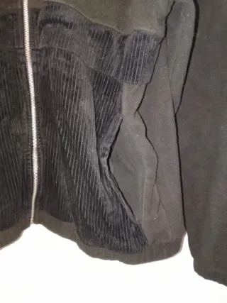 Chaqueta Puma Negra Polar Pana años 90