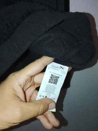 Chaqueta Puma Negra Polar Pana años 90