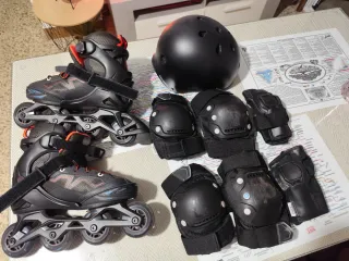 Patines en línea Oxelo negros .