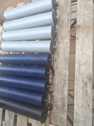 Patas de cama metálicas enroscables