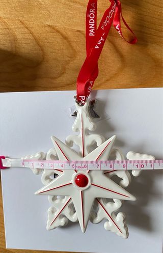 Adorno Navidad Pandora Copo Nieve