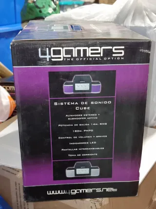 Sistema de Sonido 4gamers para Nintendo Gamecube