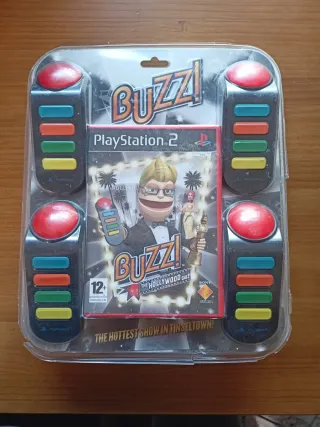 Buzz! The Hollywood Quiz PS2 + Buzzers