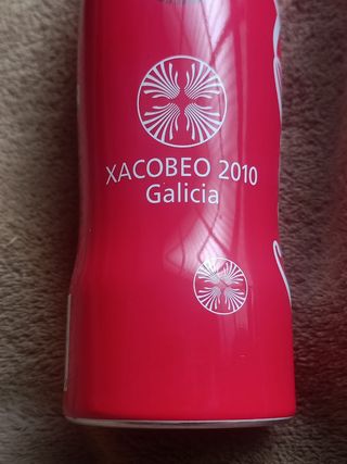 Botella Coca-Cola Aluminio Roja