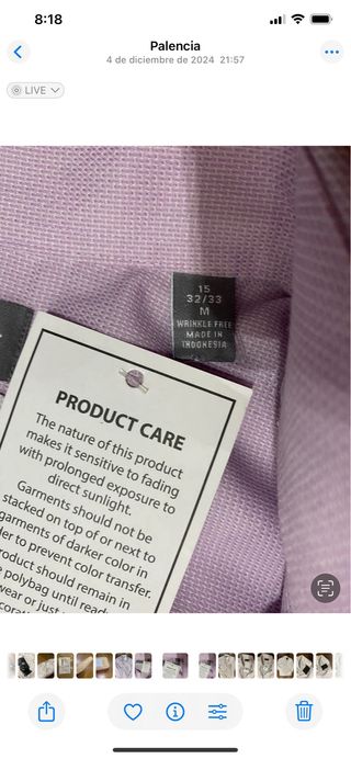 Camisa Michael Kors Rosa Caballero