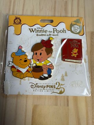 Set de pines Disney Winnie the Pooh 25 Aniversario