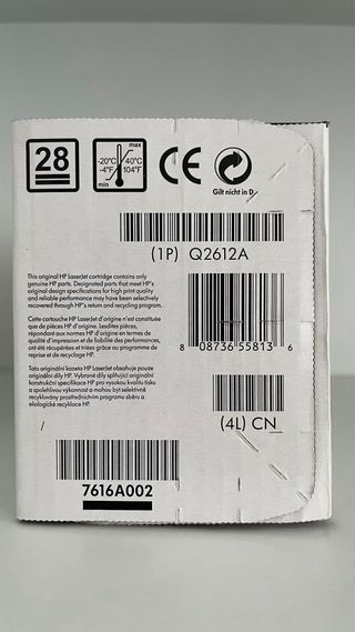Toner HP LaserJet 12A Nero Originale