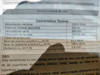 Lijadora Eléctrica Practyl de Cinta