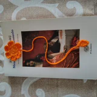 Segnalibro uncinetto fatto a mano