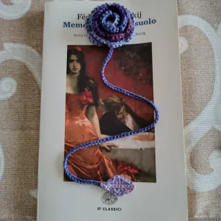 Segnalibro uncinetto fatto a mano