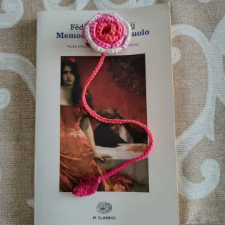 Segnalibro uncinetto fatto a mano