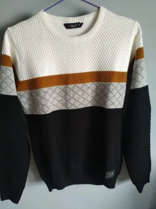 Conjunto chaleco y jersey hombre