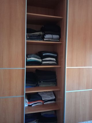 Armario grande madera y metal