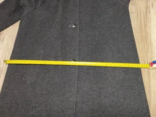 Abrigo paño gris Lana