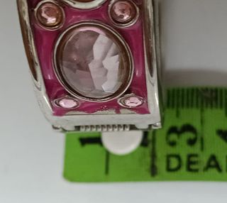 Grazioso braccialetto rosa con cerniera