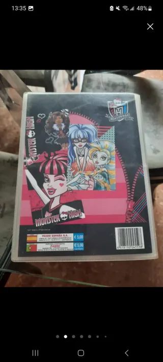 Álbum Monster High Panini Photocards