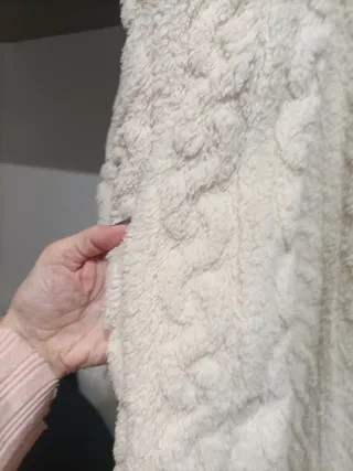 Abrigo pelo suave SHEIN LUNE beige