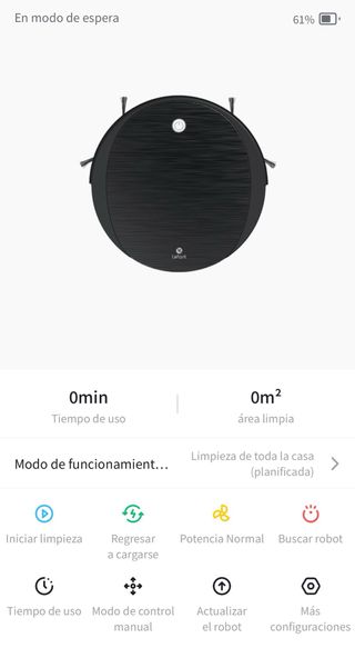 Robot Aspirador Lefant Negro