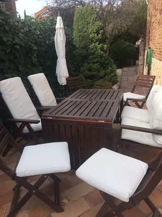 Conjunto Mesa y Sillas Exterior IKEA