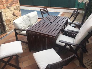 Conjunto Mesa y Sillas Exterior IKEA