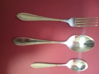 Set di posate 12 servizi + 9 cucchiaini