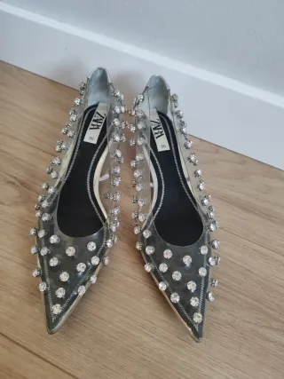 Zapatos Zara Brillantes Talla 36