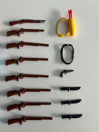 Confezione soldati, armi e cavalli del West Playmobil