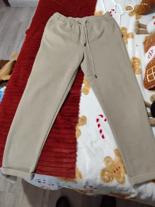 Pantalones Zara Marrones Talla M