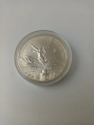 Moneda Libertad 2 Onzas Plata Pura 2009