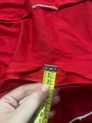 Traje Flamenca Rojo con Encajes