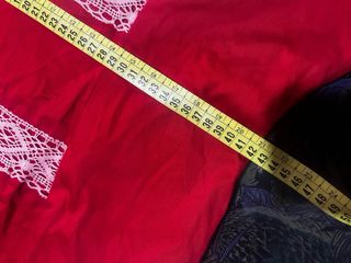 Traje Flamenca Rojo con Encajes