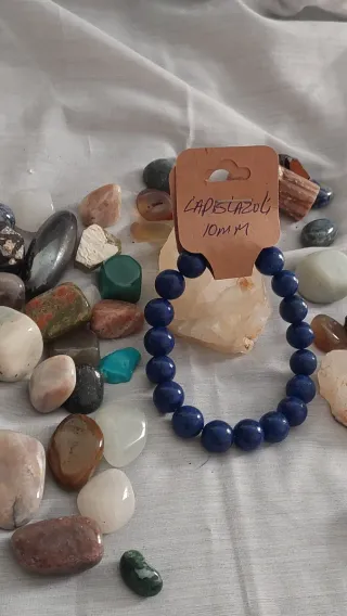 Pulsera Lapislázuli Natural 10mm