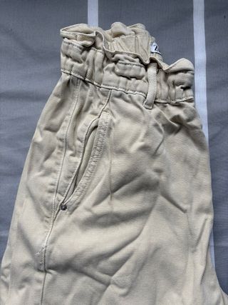 Pantalón Zara Baggy Beige