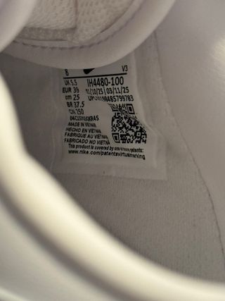 Nike Air Force 1 Bianche Donna 37.5 Farfalle