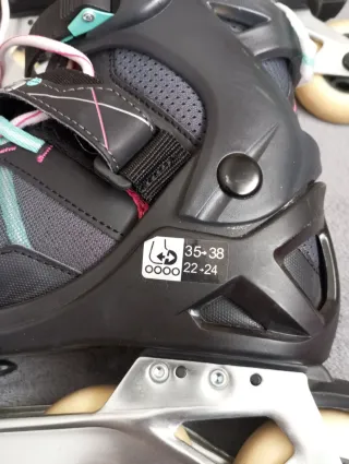 Patines Oxelo Talla 35-38 + Protecciones