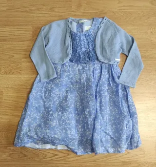 Conjunto Pili Carrera Vestido y Chaqueta 18meses