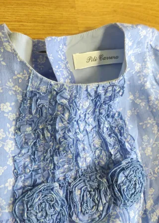 Conjunto Pili Carrera Vestido y Chaqueta 18meses