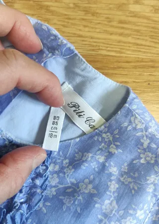 Conjunto Pili Carrera Vestido y Chaqueta 18meses