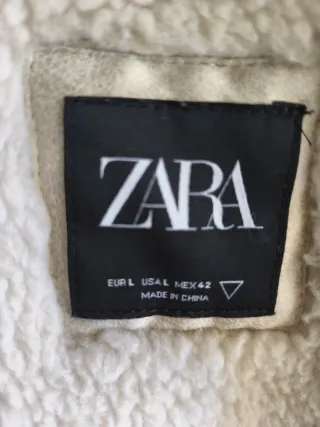 Chaqueta Zara efecto piel borreguito