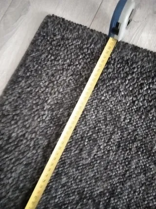 Alfombra gris 170x120 cm