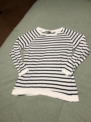 Camiseta Zara Rayas Talla M