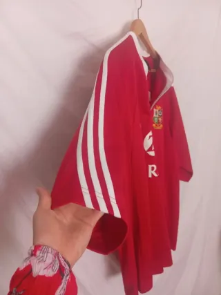Camiseta Adidas Rugby Lions Roja Talla M