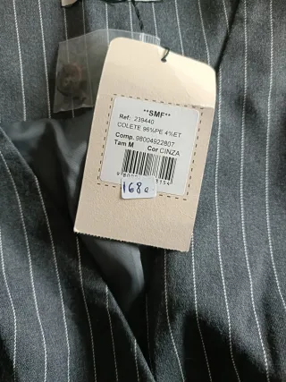 Chaleco gris raya diplomática