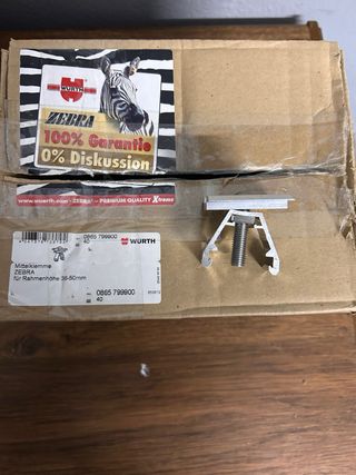 Abrazadera intermedia fijación solar Würth