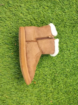 Botines niña marrones con lazo