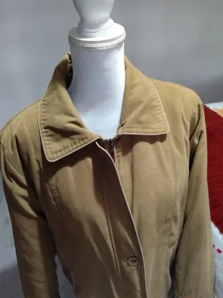 Abrigo vintage marrón talla 50