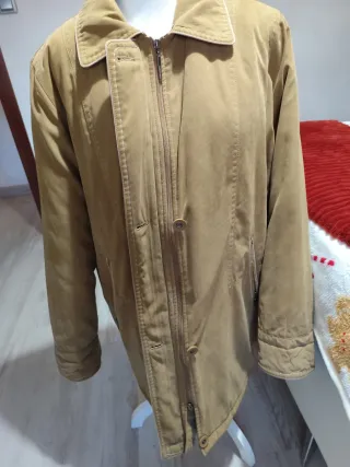 Abrigo vintage marrón talla 50