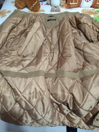 Abrigo vintage marrón talla 50